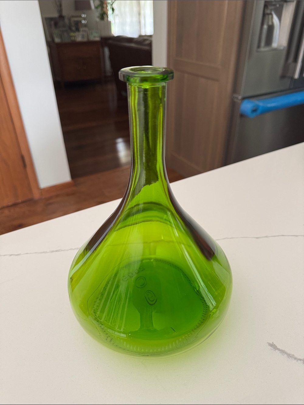 Indiana Glass Green Bottle/Vase